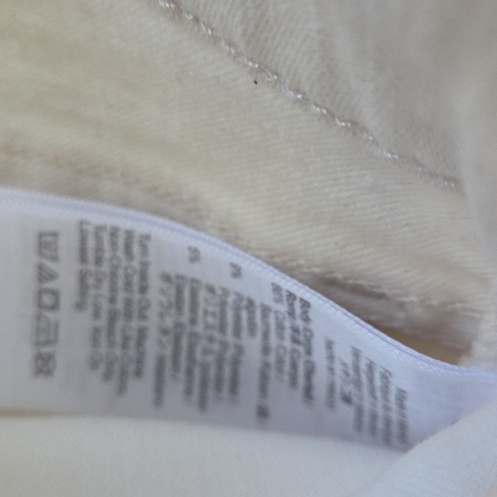 NWT Madewell Kick Out Full-Length Jeans White Vintage Canvas Size 24 - Picture 7 of 10
